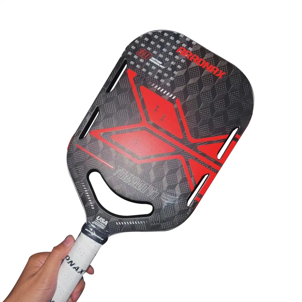 Arronax Usapa Approved T700 Thermoformed Pickleball Racket 3K Carbon Fiber Pickleball Racquet Polypropylene Honeycomb Core