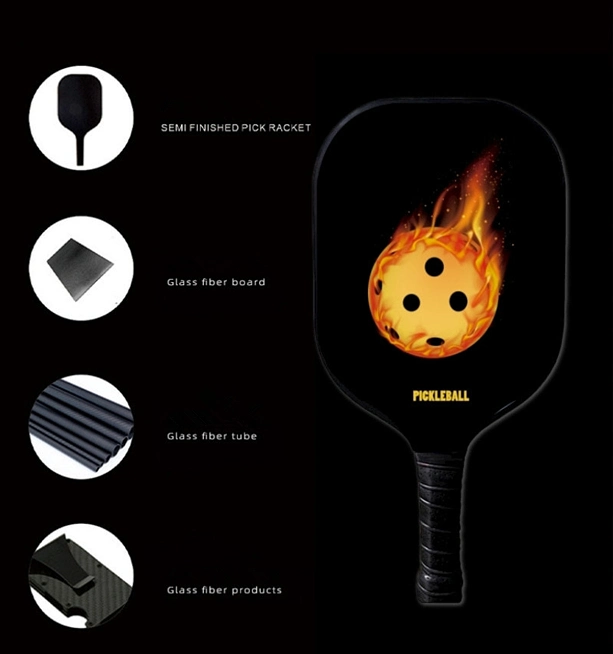 Stylish Fiberglass Surface Pickleball Paddle Racket Pickleball Game Set