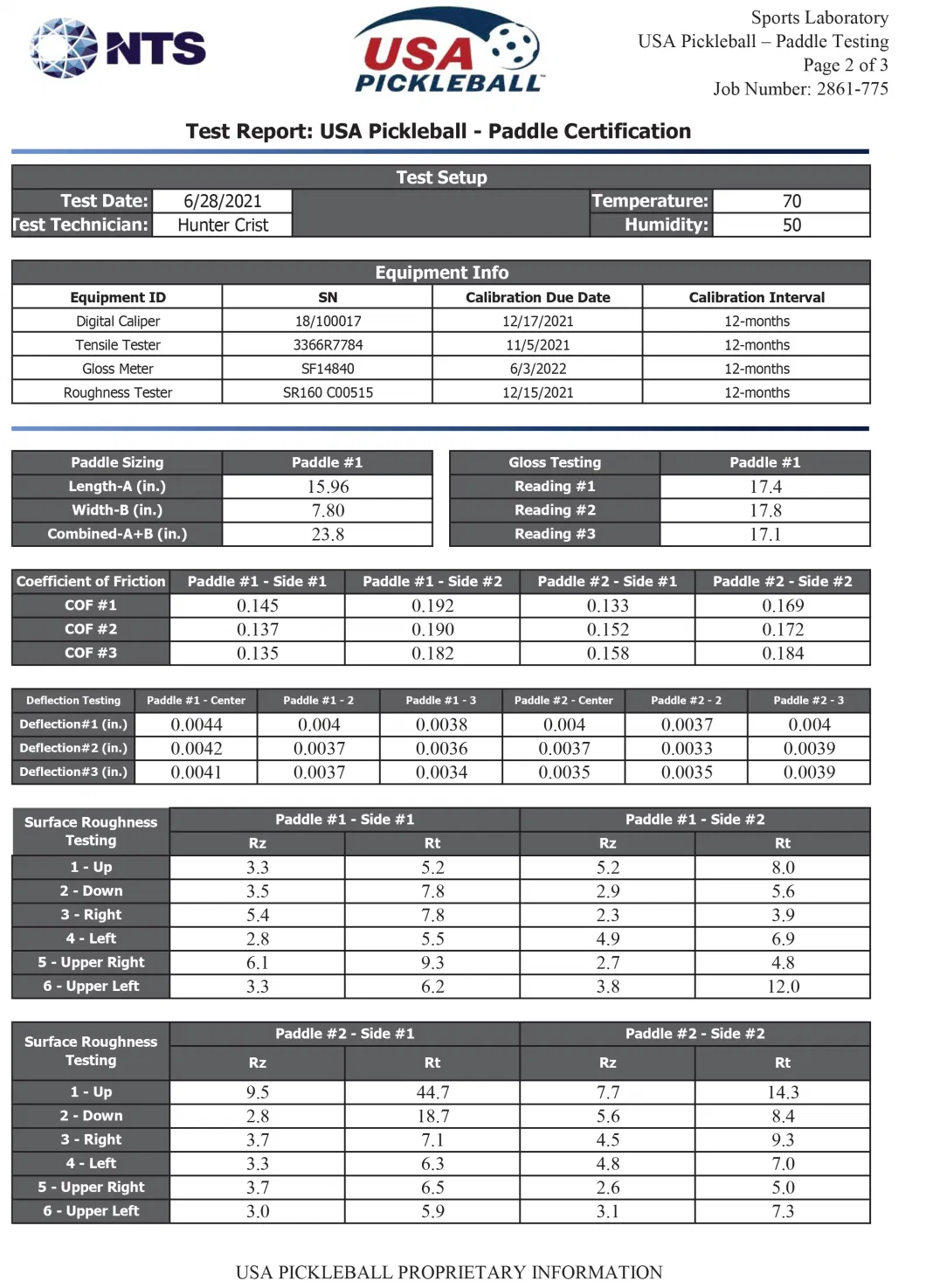 Usapa Pickleball Paddle Graphite Paddle Rackets