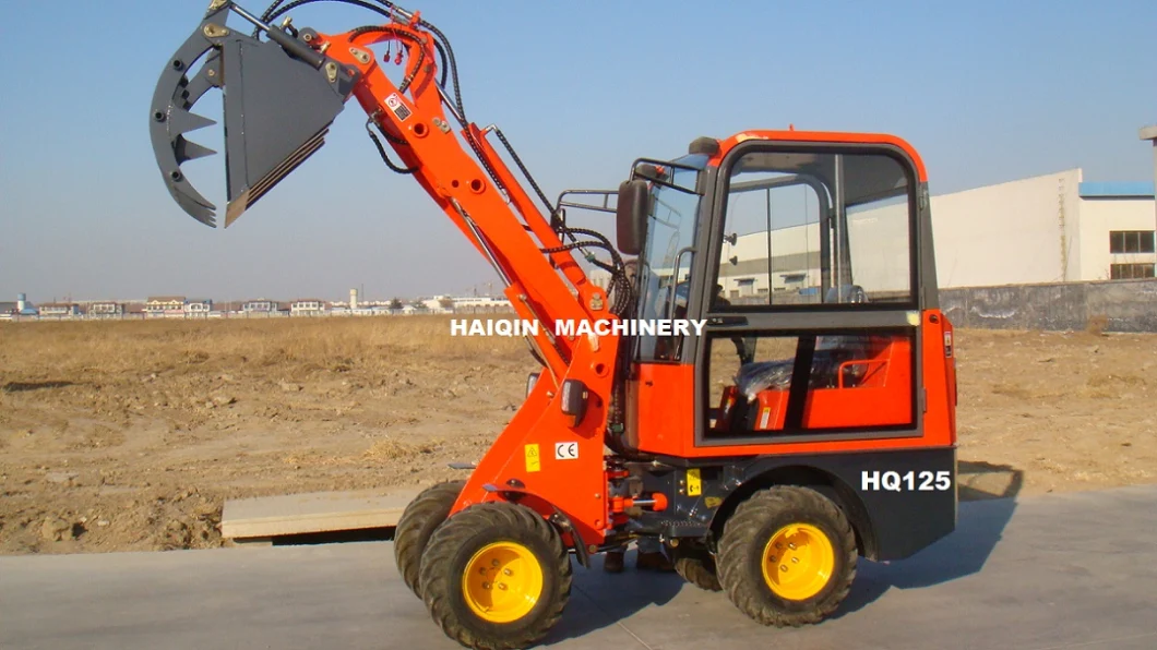 Haiqin Brand CE Certificated (HQ908) with Digger Articulated Mini Loader