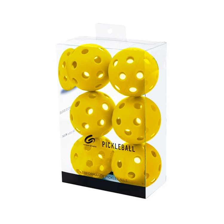 Custom 6PCS/Box 26-Holes 40-Holes Usapa Seamless Dura Fast Indoor Outdoor Pickleball Balls