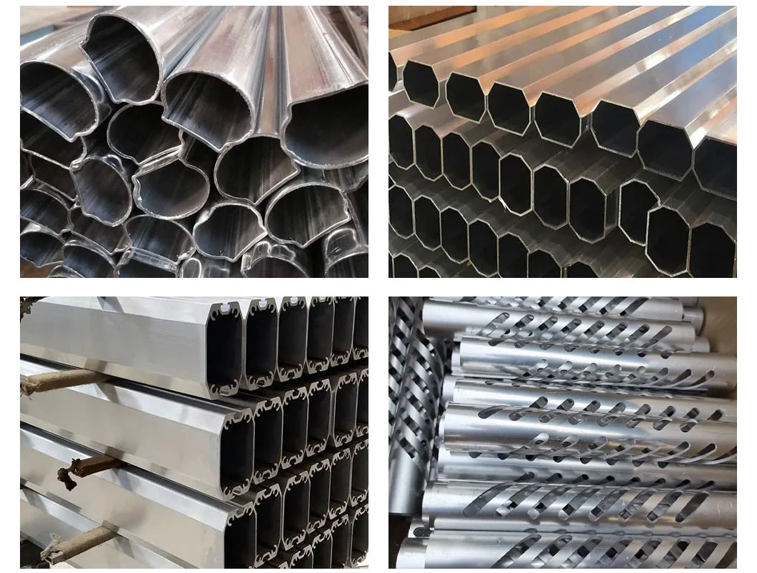 Custom Irregular-Shape Triangle Aluminio-Materials 5083/6061/6063/7075/7050 Large-Diameter 100mm-150mm Anodized Alloy Special-Shaped Aluminum Pipe