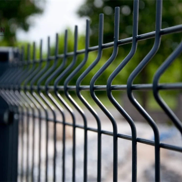 Powder Coated Welded Metal Fence Wire Fence Triangle Fence 3D Panel Fence