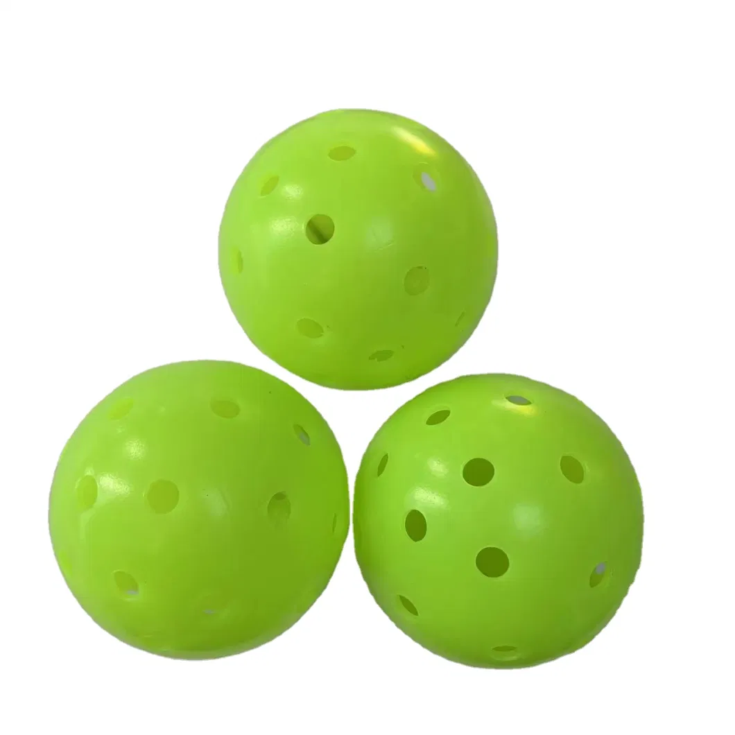 Pickleball Balls 40 Holes Sport Outdoor High Elasticity Construction Pickleball Balls