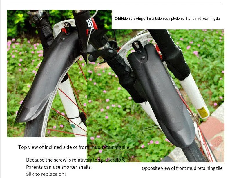 Bicycle Mudguard Mountain Bike Dovetail Mudguard