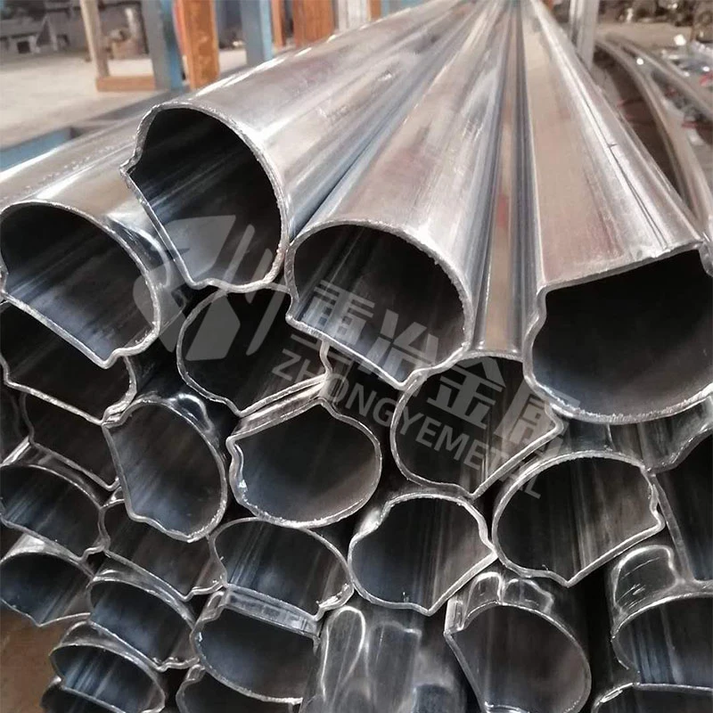 Custom Irregular-Shape Triangle Aluminio-Materials 5083/6061/6063/7075/7050 Large-Diameter 100mm-150mm Anodized Alloy Special-Shaped Aluminum Pipe