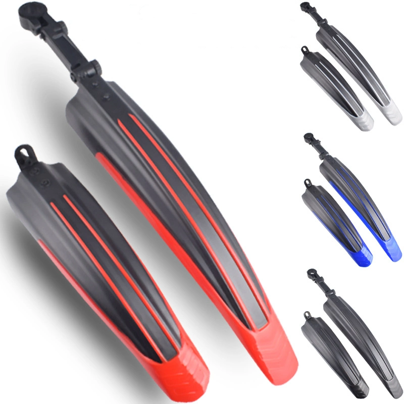 Hot Sale Multicolor Mountain Bike Plastic Mudguard with Rear Light Bicycle Fender