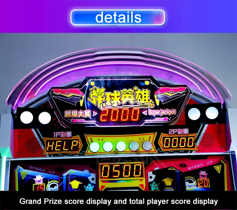 Epark Shooting Ball Arcade Game Machine Shooting Target Simulator Video Game Machine for Sale