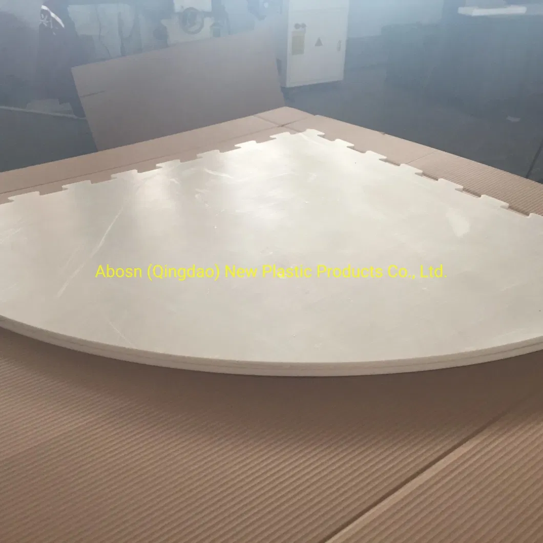 White Virgin Wear Resistance UHMWPE Synthetic Ice Skating Rink Floor