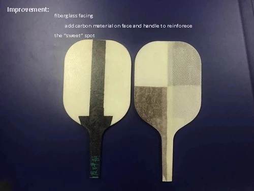 Fiberglass Nomex Honeycomb Pickleball Paddle Racket Set