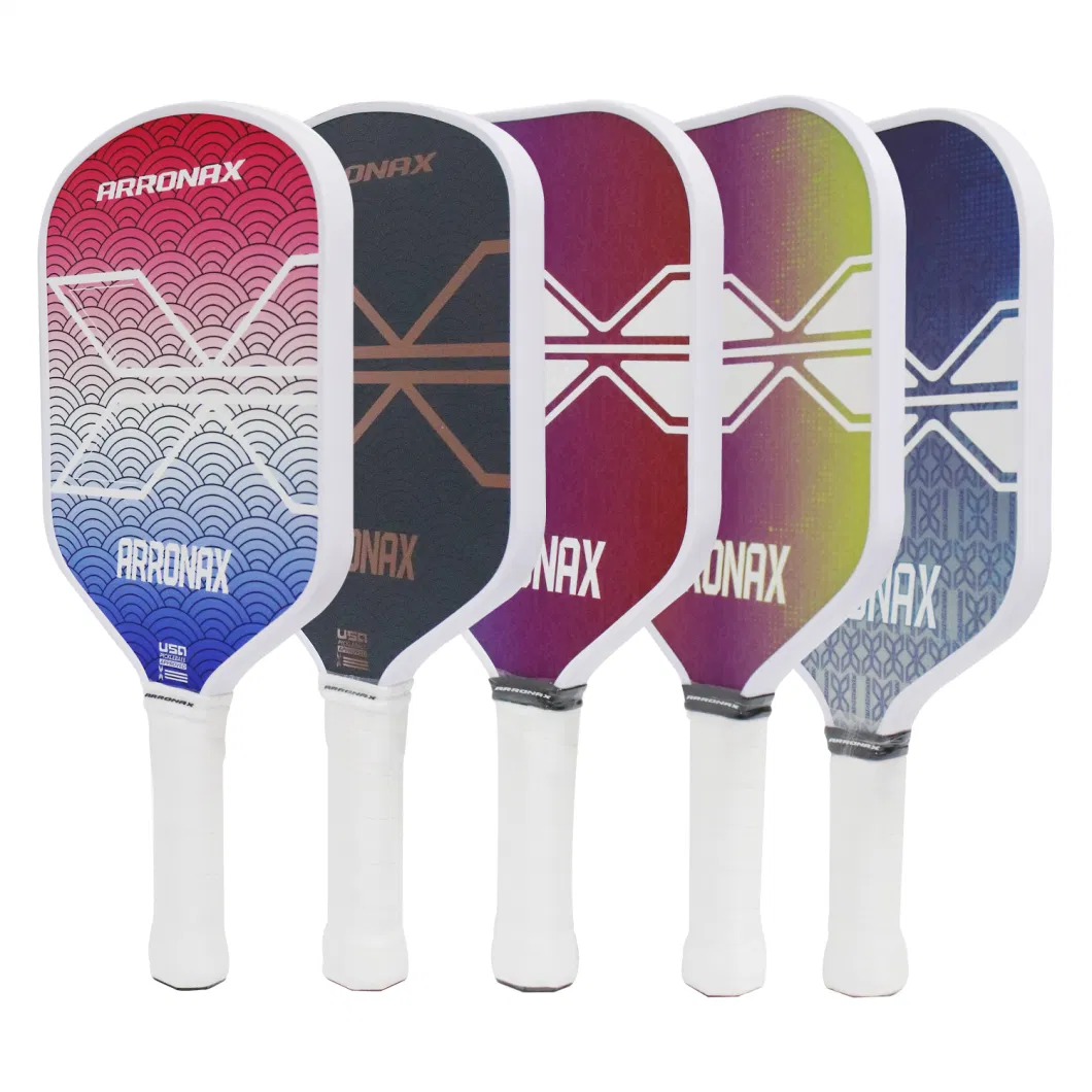 Custom Professional Lightweight Carbon Fibre Glass Fiber Usapa Approved Pickleball Paddle