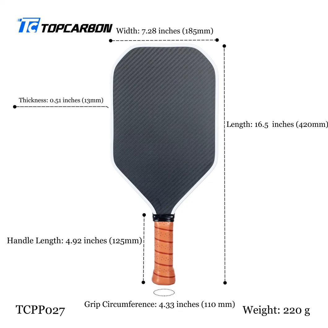 Hot Sale Customized Premium Csutom Logo Printing Carbon Fiber 3K Twill Pickleball Paddles Sets