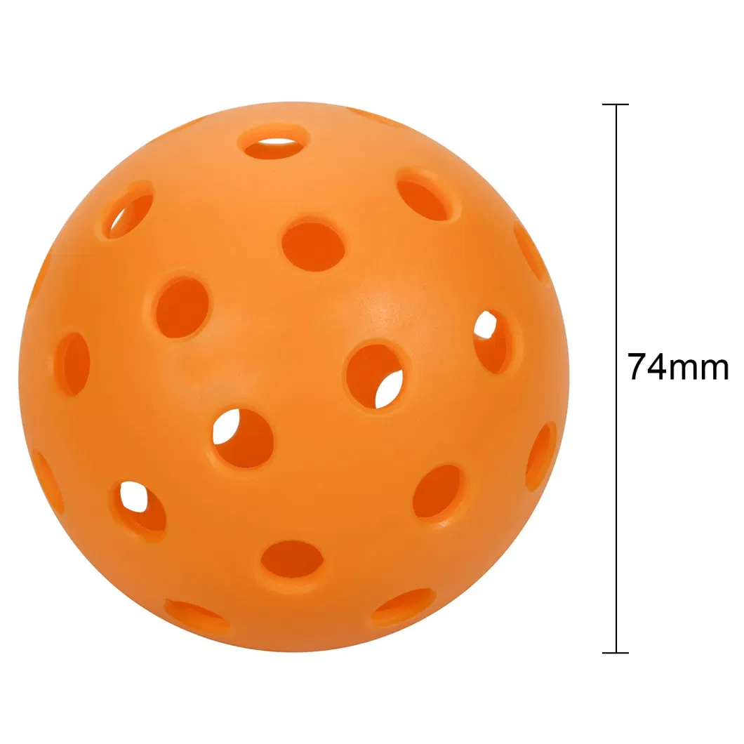 Floorball Pickleball Balls 40 Holes Plastic Outdoor Indoor Practice Wyz15328