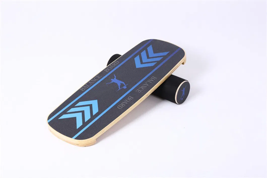 Wooden Trainer Wobble Board for Skateboard Hockey Snowboard Surf Training Balancing Board