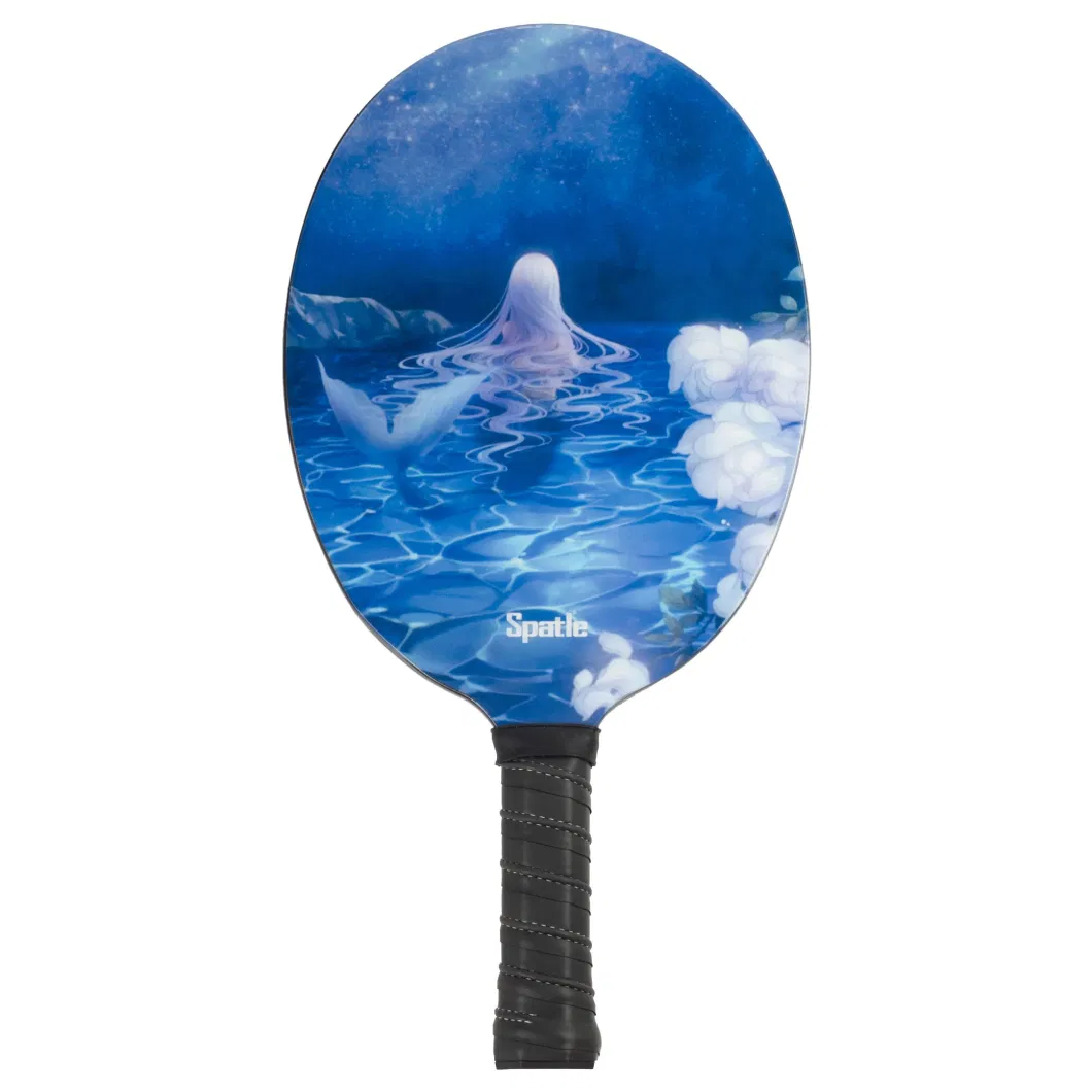 Fiber Glass Face Pickleball Paddle Pickleball Racket with Elongated Honeycomb Polypropylene Core