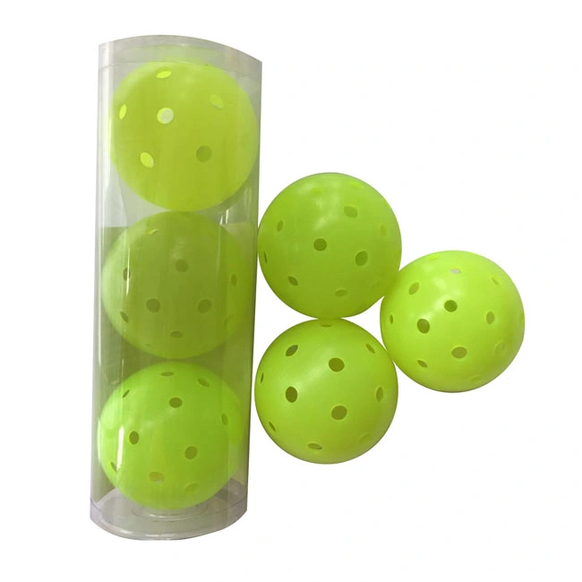 Usapa Standard Competition Seamless Pickleball Balls Outdoor 40 Holes Pickleball Balls Set