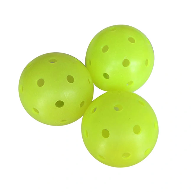 Usapa Standard Competition Seamless Pickleball Balls Outdoor 40 Holes Pickleball Balls Set