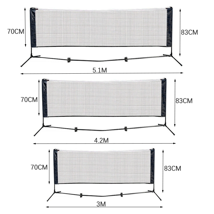 Portable Folding 4m Pickleball Net Set Pickleball Stand Pickleball Paddle and Tennis Badminton Net Set