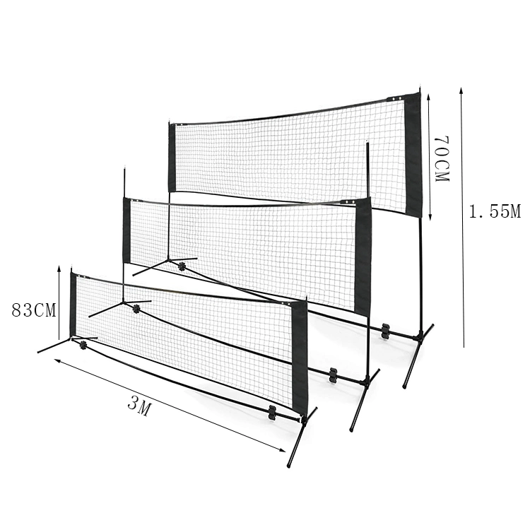 Portable Folding 4m Pickleball Net Set Pickleball Stand Pickleball Paddle and Tennis Badminton Net Set