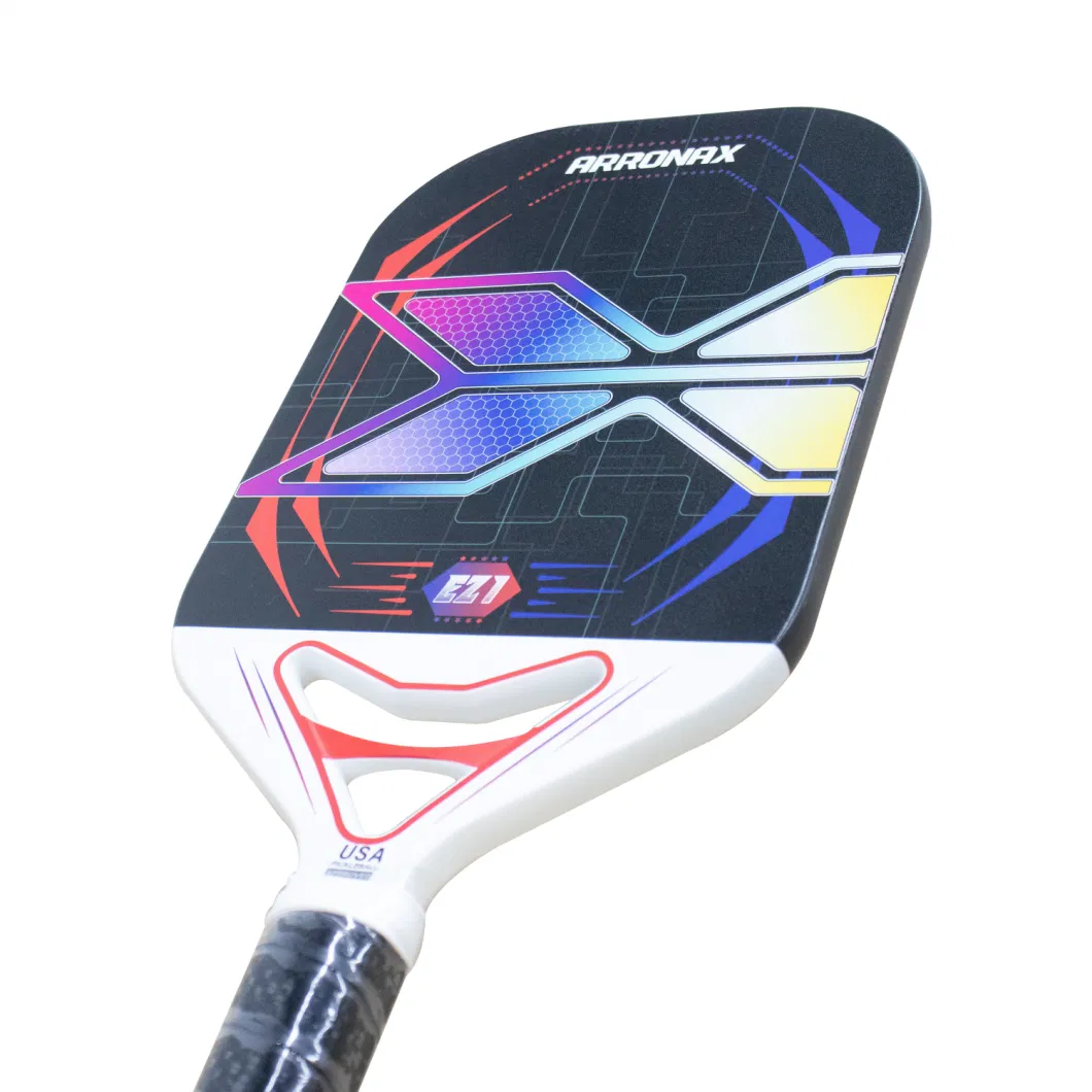 Best Quality Carbon Fiber Usapa Approved Professional Graphite Surface Pickleball Paddle Accept Customization