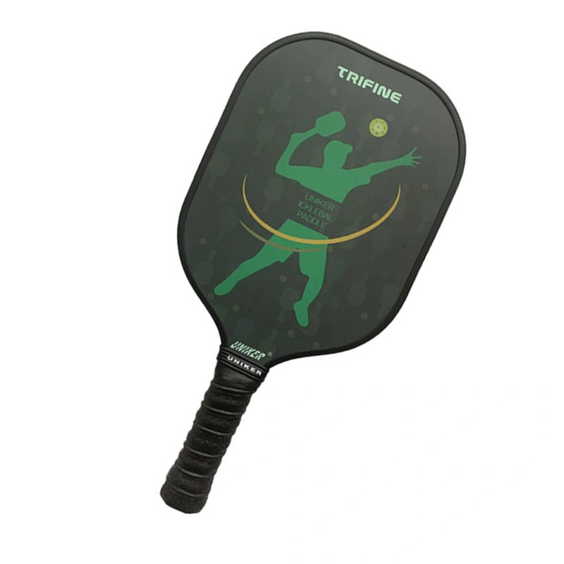 Pickleball Paddle Set Carbon Fiber Surface 4 Balls and 1 Pickleball Bag