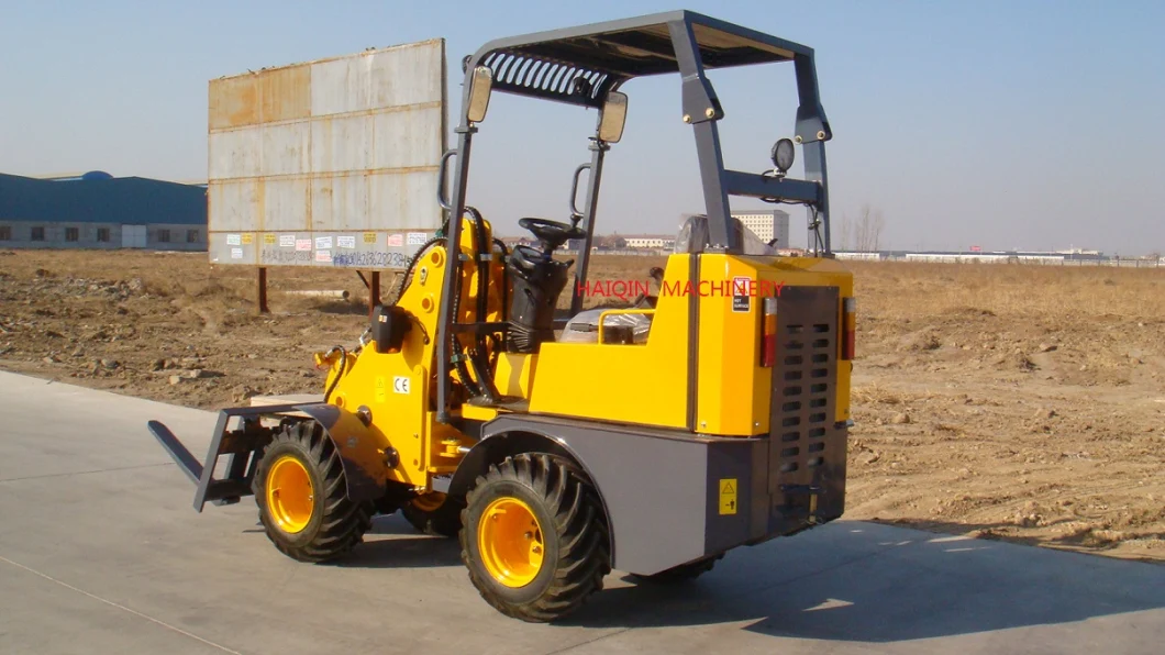 Haiqin Brand CE Certificated (HQ908) with Digger Articulated Mini Loader