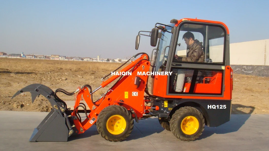 Haiqin Brand CE Certificated (HQ908) with Digger Articulated Mini Loader