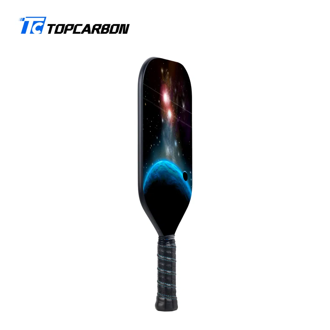 High-Performance Aramid Core Toray Carbon Fiber One Piece Edgeless Pickleball Paddle Racket