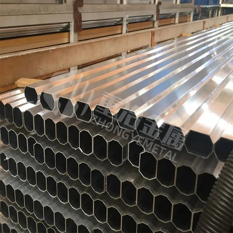 Custom Irregular-Shape Triangle Aluminio-Materials 5083/6061/6063/7075/7050 Large-Diameter 100mm-150mm Anodized Alloy Special-Shaped Aluminum Pipe