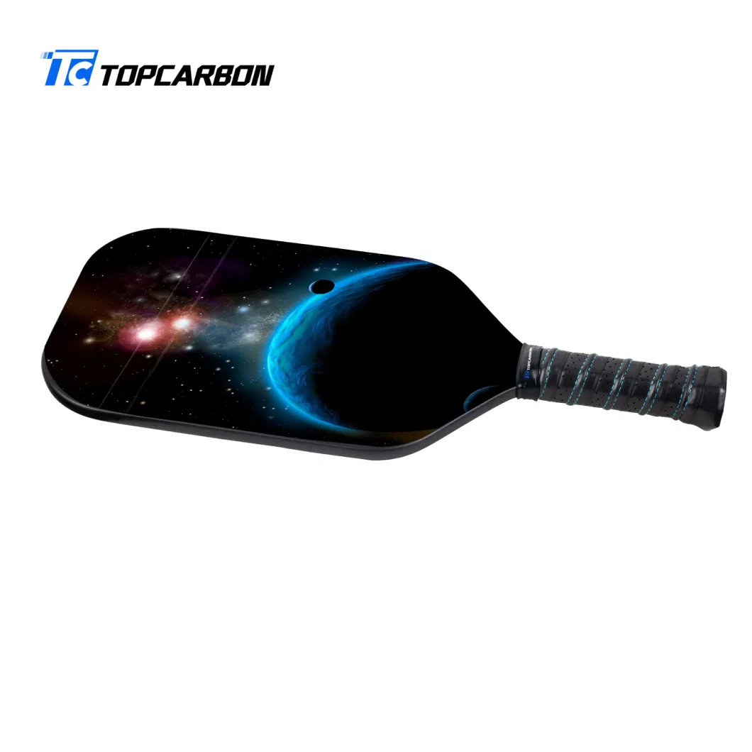 High-Performance Aramid Core Toray Carbon Fiber One Piece Edgeless Pickleball Paddle Racket