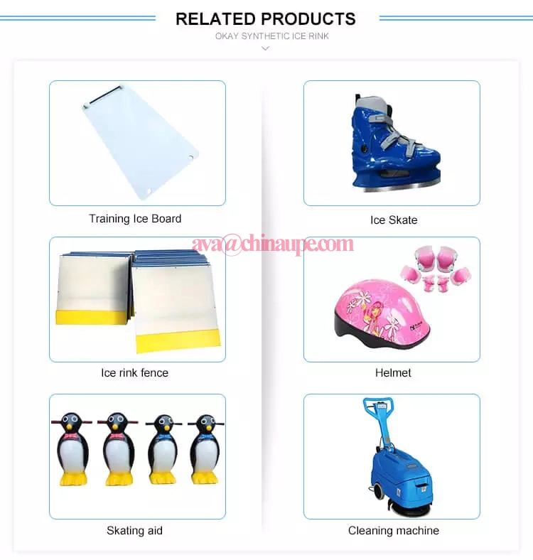 Hockey Shooting Training Self-Lubricating Best Revolution UHMWPE Synthetic Ice Skating Tiles