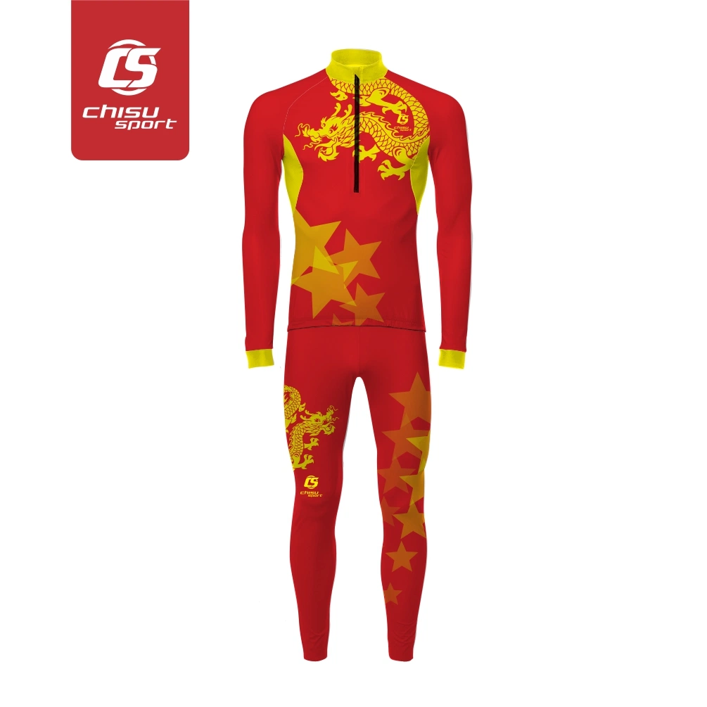 Custom OEM Latest Design Short Track Ski Ice Sublimation Print Logo Breathable Speed Skating Suit