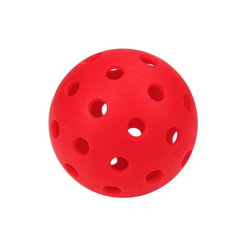 40 Holes Outdoor Pickleball Balls, Durable Ball with Nice Bounce, Orange Color