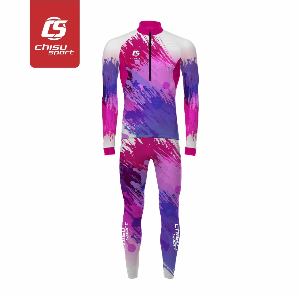 Custom OEM Latest Design Short Track Ski Ice Sublimation Print Logo Breathable Speed Skating Suit