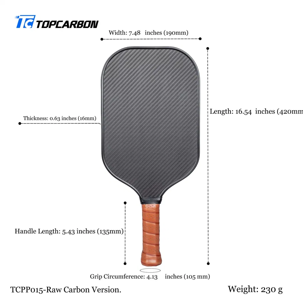 Custom Pickleball Paddle Racket Set Thermoformed Wholesale Pickle Ball Raw Carbon Glass Fiber Pickleball Paddle