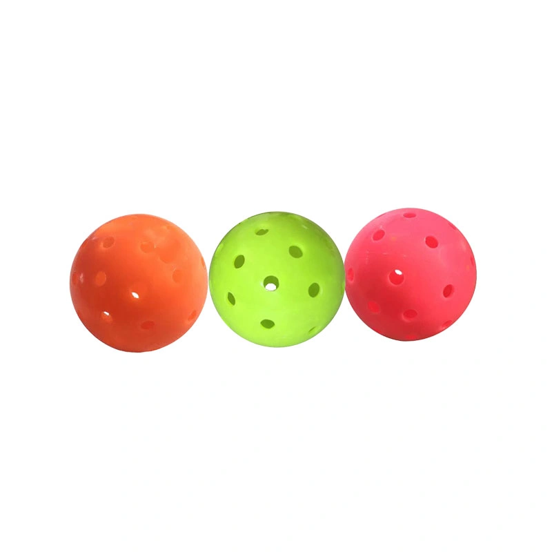 Outdoor and Indoor 40 Holes Pickleball Balls High Elasticity Pickleball Balls