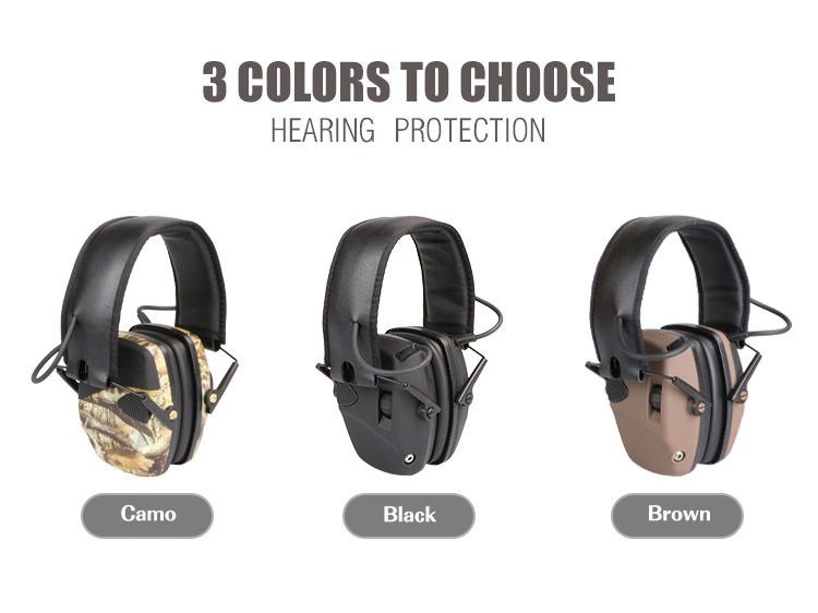 Tacband Low Profile Anti Noise Electronic Active Ear Hearing Protection ANSI CE Earmuff