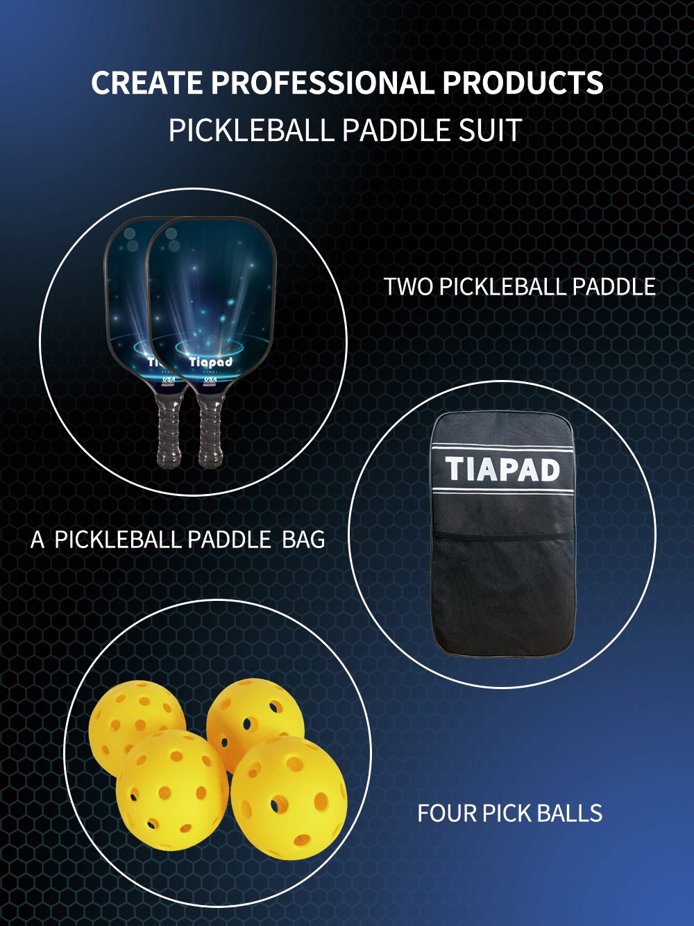 Popular Wholesale Pickleball Paddle 4 Free Sample Pickleball Paddles Racket