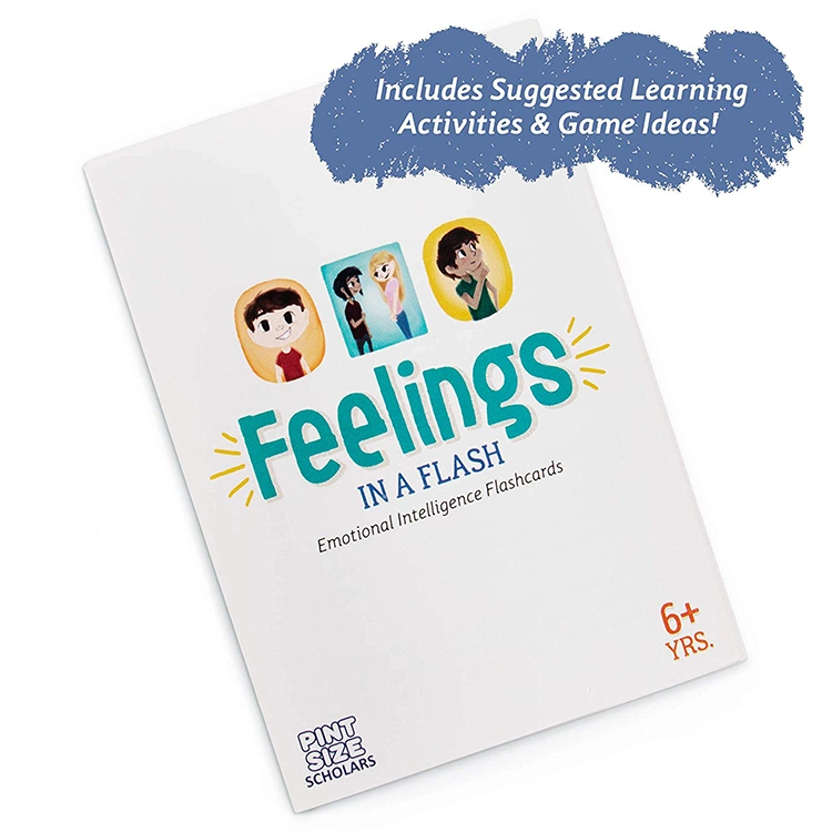 Emotional Intelligence Flash Card to Play Custom Printed Learning Cards for Kids