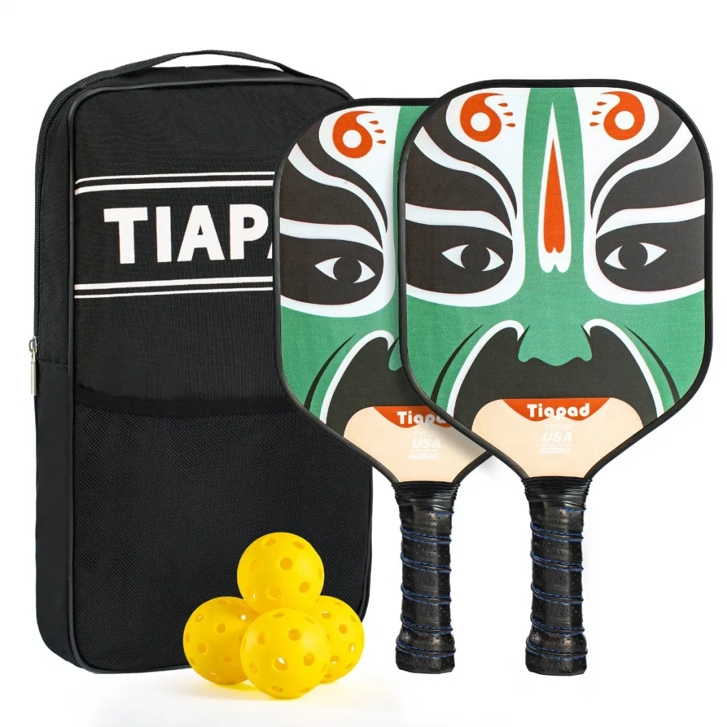 Composite Fiberglass Face Pickleball Paddle PP Honeycomb Core Junior Pickleball Paddle