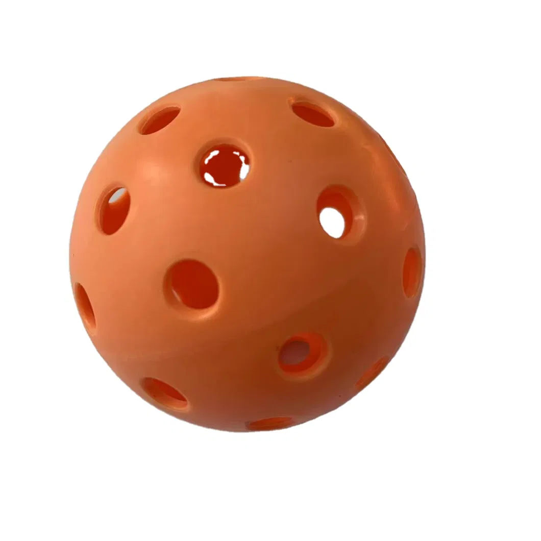 Premium 40 Holes Outdoor Pickleball Balls with High Visibility for Indoor Courts