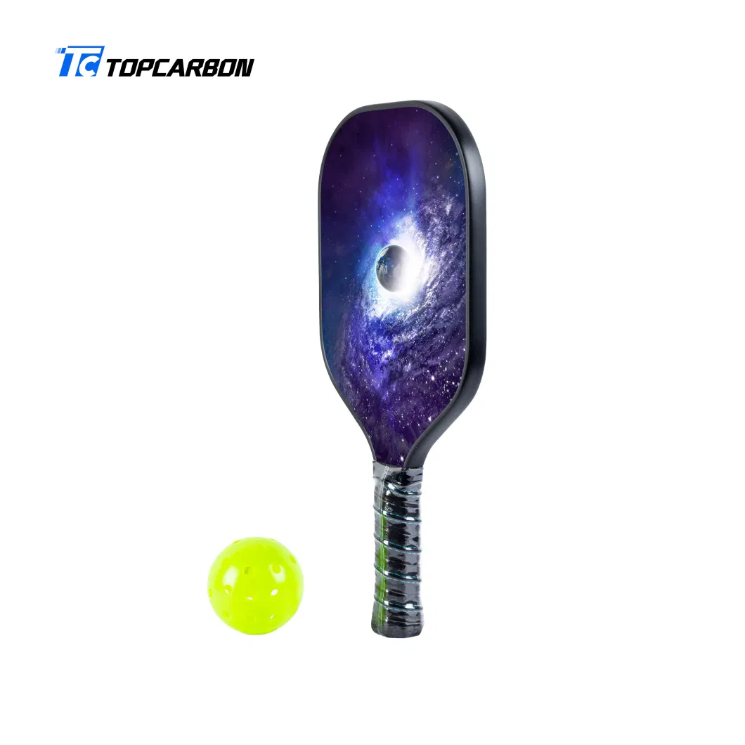 Factory Hot Selling Graphic Custom Carbon Fiber Fiberglass PP Honeycomb Pickleball Paddle