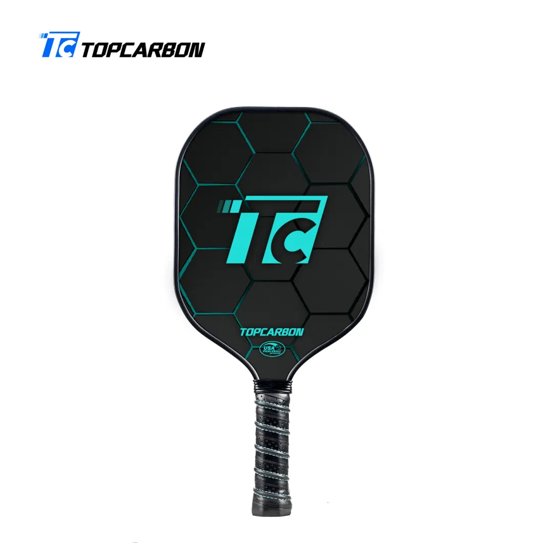 Factory Hot Selling Graphic Custom Carbon Fiber Fiberglass PP Honeycomb Pickleball Paddle