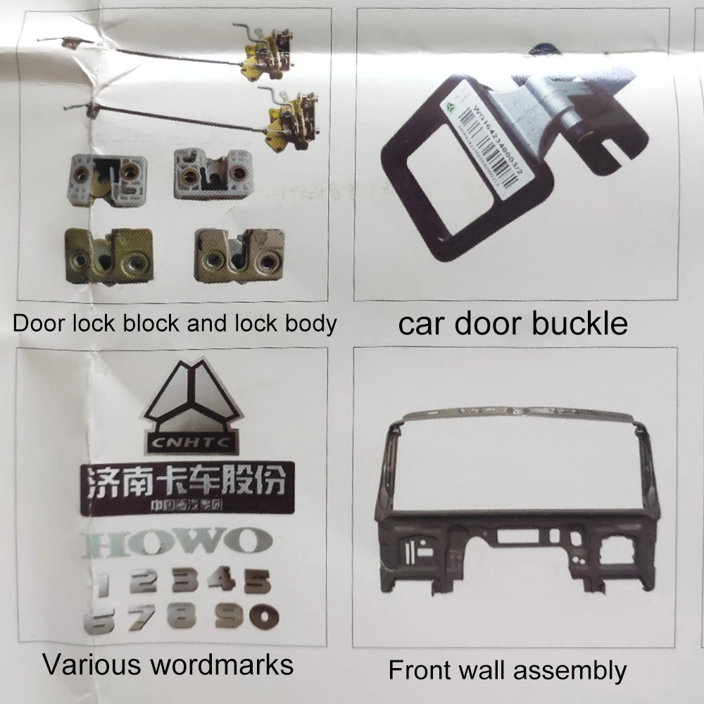 Auto Body Accessories Cab Interior and Exterior Accessories and Sheet Metal Parts for Heavy Truck