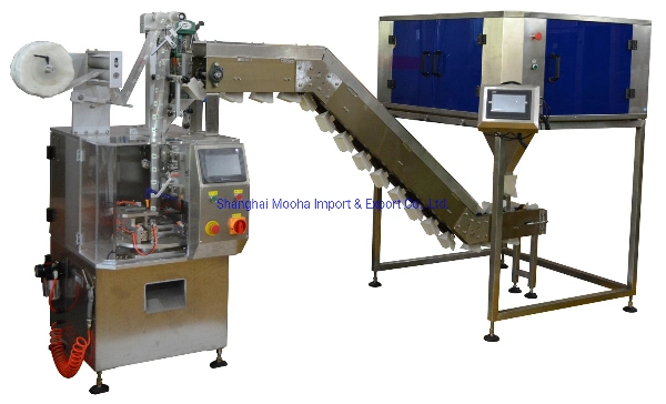 Automatic Triangle Pyramids Nylon Tea Bag Packing Machine for Making Inner and Outer Tea Bag