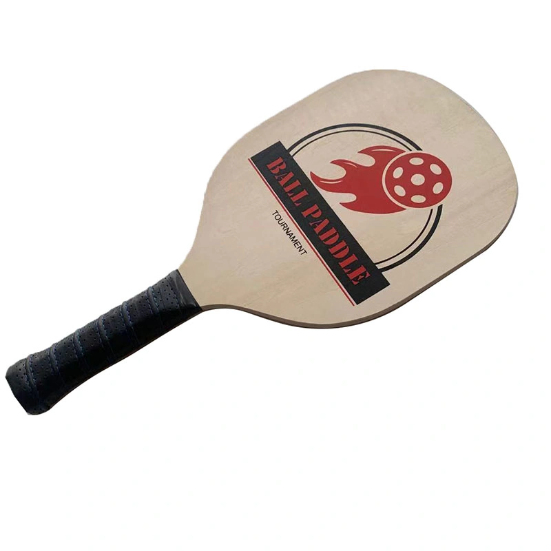 Wood Pickleball Paddle Equipment Wooden Paddle Ball Rackets for Beach Ball Paddles