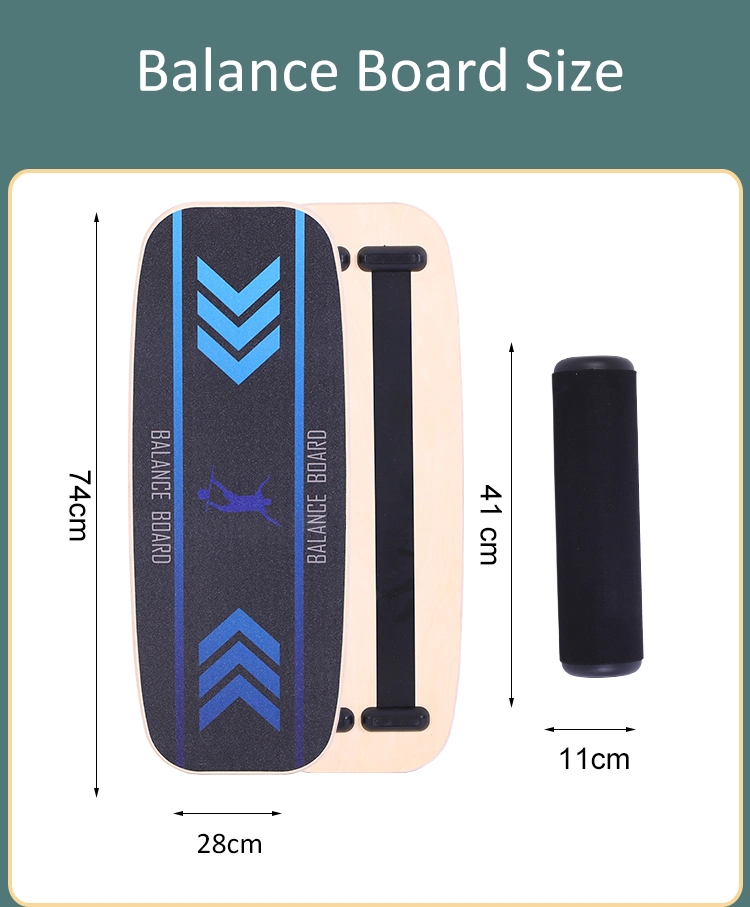 Wood Fish Balance Board Trainer for exercise Golf Swing Hockey Ice Skating Sup Soccer Wakesurfing Training