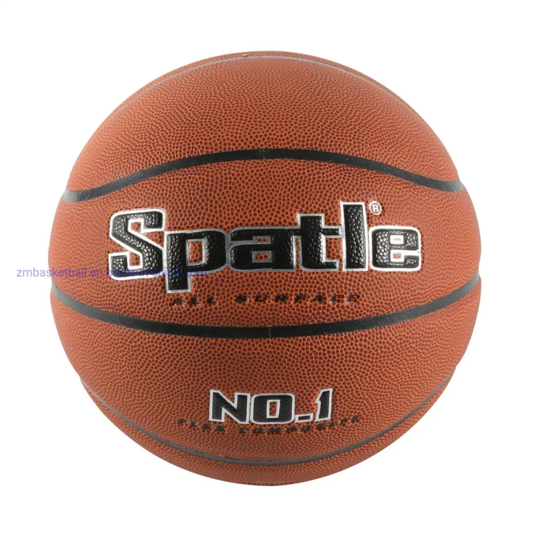 Customized White Leather Basketball with Your Logo - Size 7