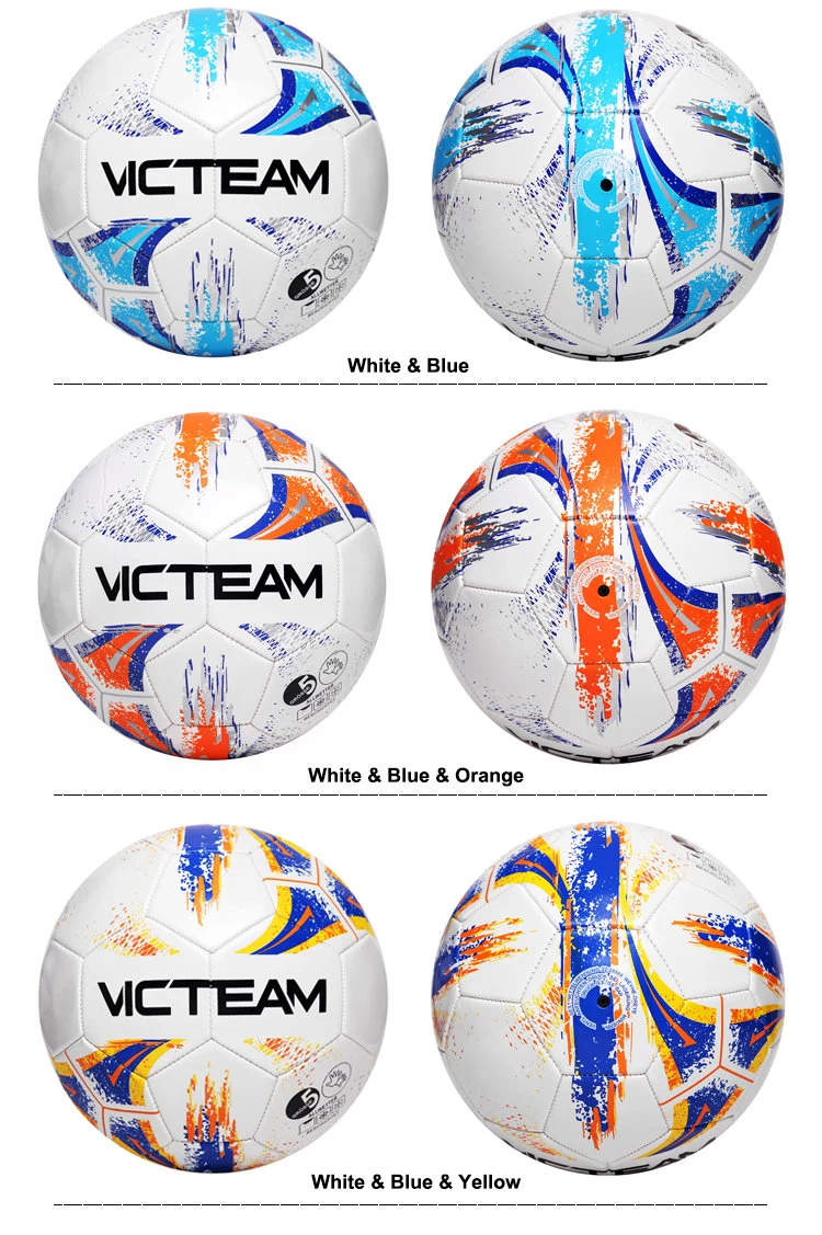 PVC Material Size 5 Machine Stitched Football