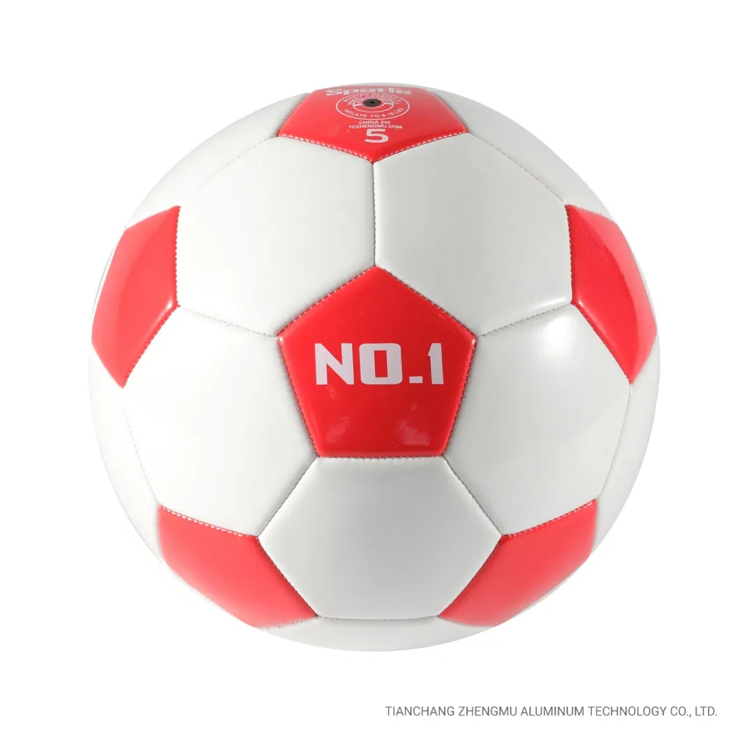 Customized Team Logo PVC Soccer Ball - Size 5 for Training